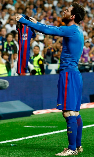 The celebration: Lionel Messi's embrace of evil in El Clasico